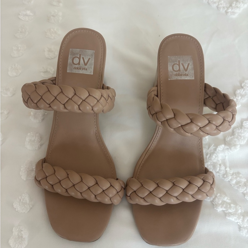 DV by Dolce Vita Women's Braided Sandals in Tan size 9